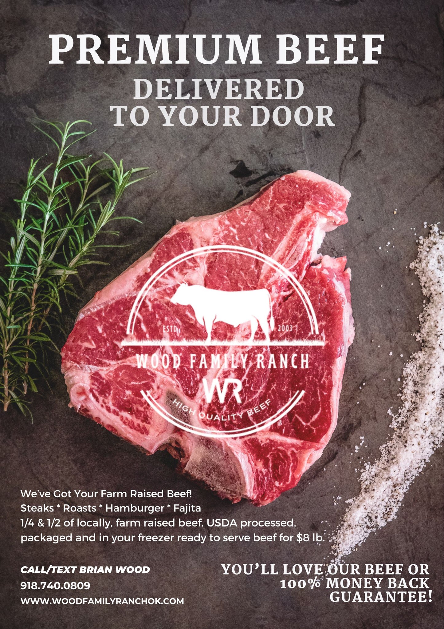 Wood Family Ranch Beef for Kevin Ragsdale